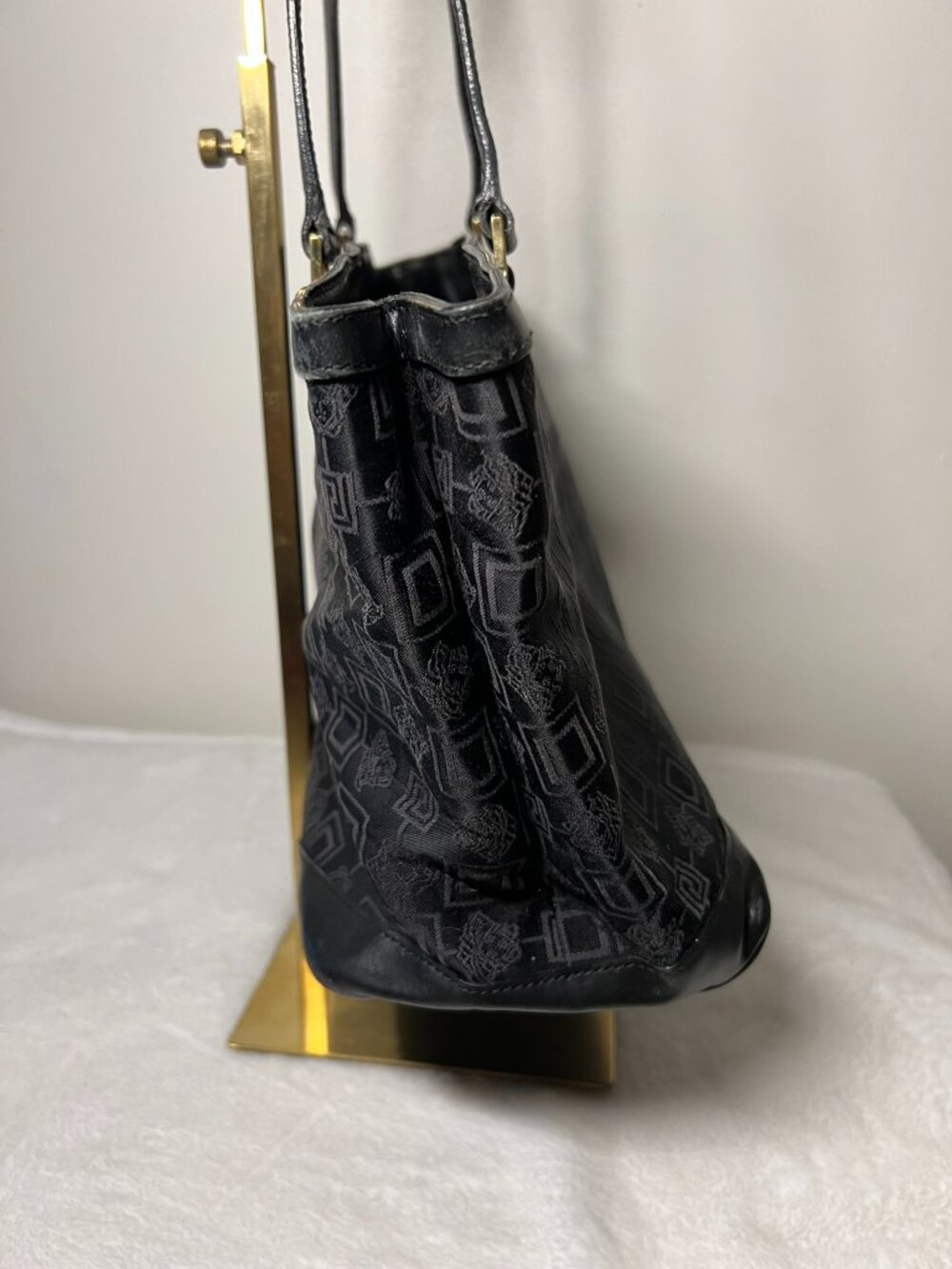 Givenchy Black Coated Canvas Monogram Tote Bag - EUC - Picture 3 of 6